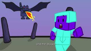 Minecraft but Fall Damage drops OP Items 9 #Shorts