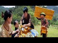 Hung returned to the farm and brought a set of tables and chairs for Huong - Family meal.