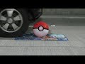 ポケモン：モンスターボール（ビーチボール）VS 油圧プレス機 / Pokemon: Monster Ball (Beach Ball) with  Hydraulic press machine.