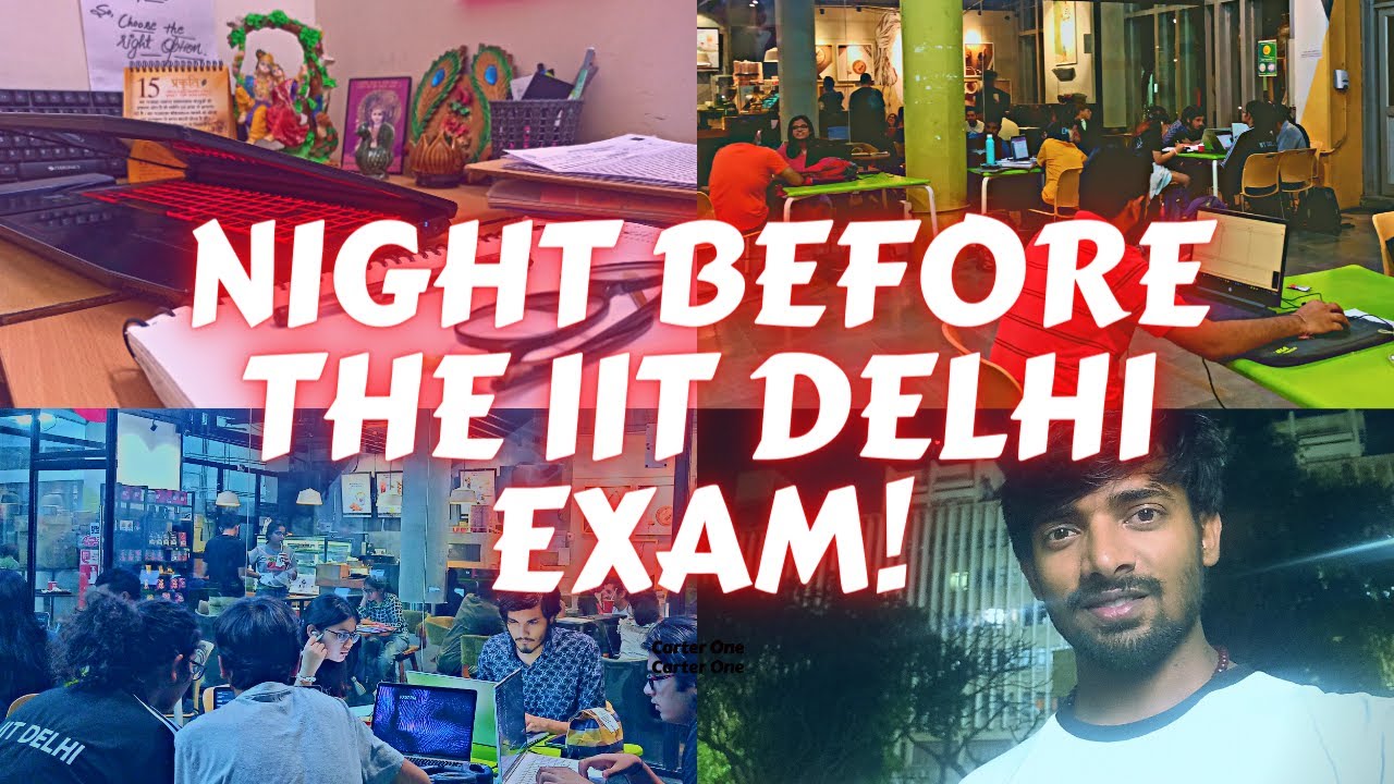 Night at IIT Delhi: Exams, Library, Cafes, and Campus Tour | Vlog #1