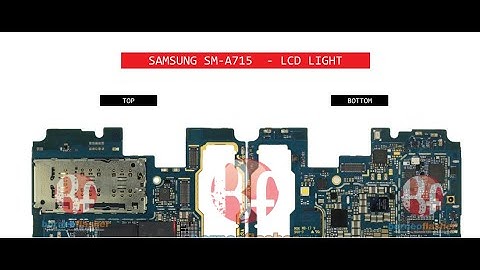 Samsung A71 LCD light samsung a51 a31 display backlight solution