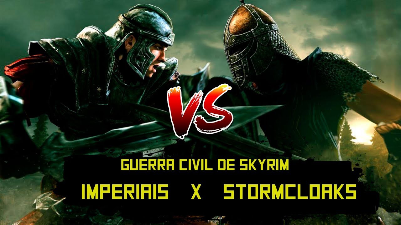 Skyrim - Qual o lado certo da guerra civil? Qual lado escolher? Stormcloaks x Imperiais