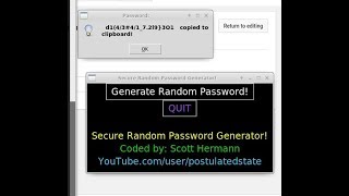 Free GUI Secure Random Password Generator Windows 2019