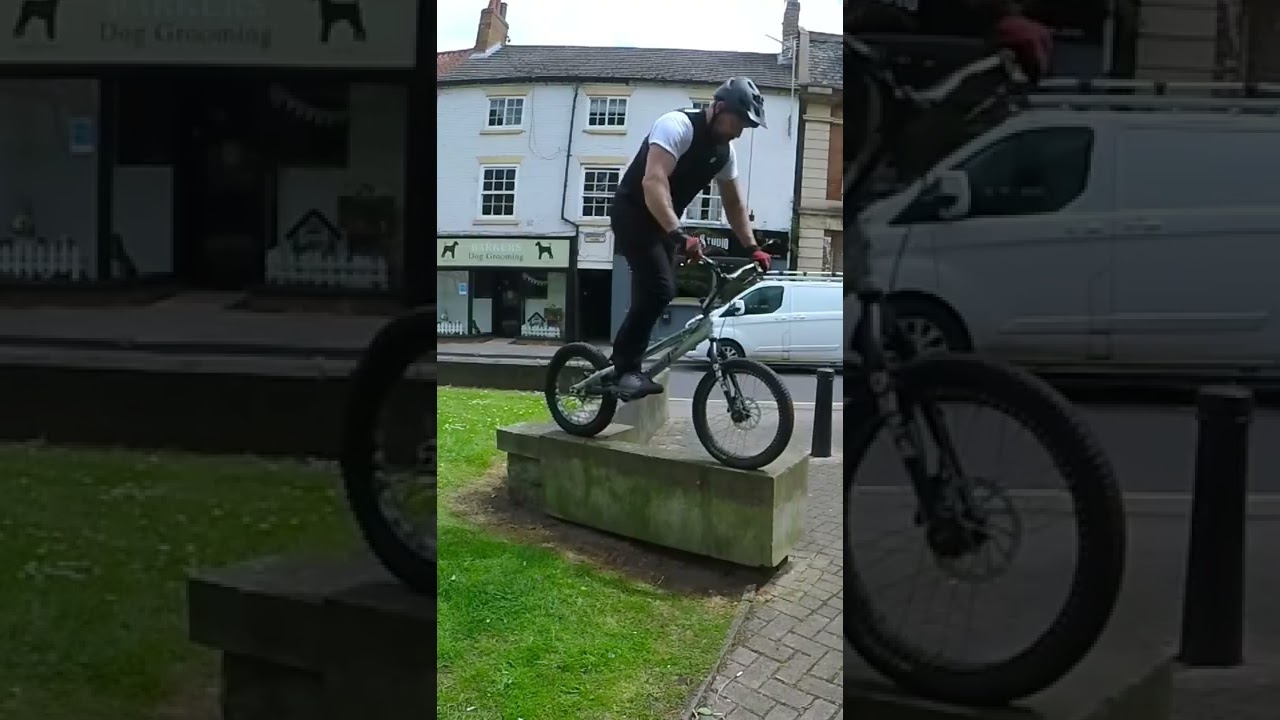 Ali Clarkson style drop | bike trials | street trials | back yard trials