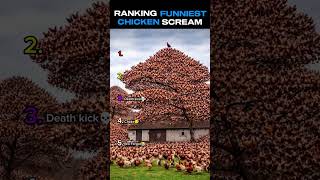 Top 5 Funniest "Chicken Scream" Fails compilation (Try Not To Laugh)😭 #ranking #funny #fyp #shorts