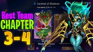 Hero Wars: Electra's Adventure Chapter 3 & 4 | Best Team to Use!