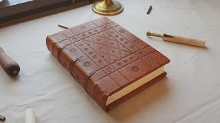 (Bookbinding) Making Gothic style leather Book