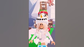 Adopt me day 10 advent calendar! *can’t wait for tomorrow!* ☃️🌨️ #roblox #adoptme #shorts