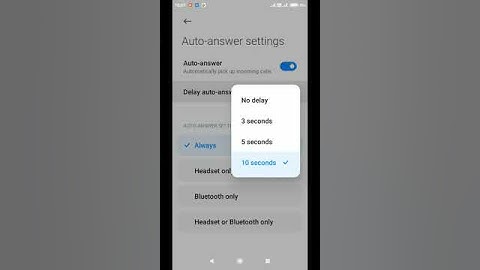 Automatically Pick up incoming calls in Xiaomi Redmi 7A | Auto Answer