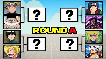 ANIME TOURNAMENT - NARUTO vs ONE PIECE - ROUND A | TABS - Totally Accurate Battle Simulator
