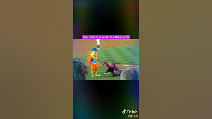 Dont mess with barney in a dance battle