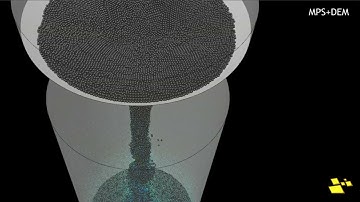 CFD+DEM 2-way coupling (debris sedimentation)