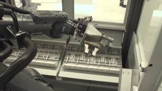 Fully automated blade production on a LX 051 with Robot Cell