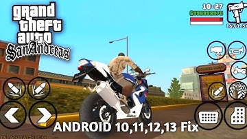Gta sa Android Version 11,12,13 Fix all problems Gta San Andreas Latest version by zeeshan gaming