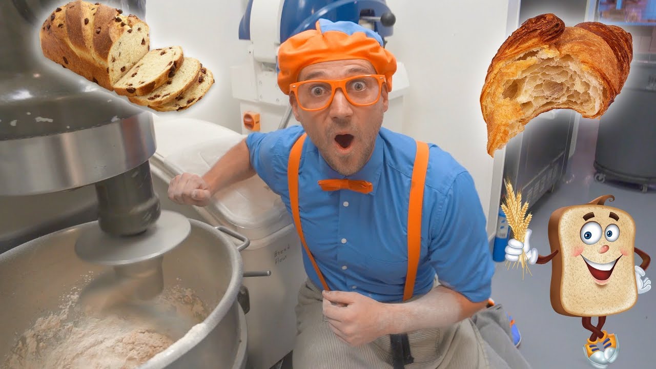 ⁣Blippi Visits the Bakery | Learn Healthy Eating for Children