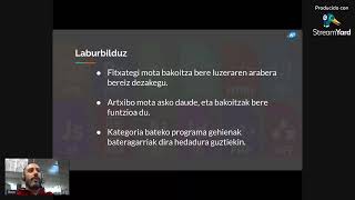 KZgunea hitzaldiak | ZEIN PROGRAMA BEHAR DUT ARTXIBO-FORMATU BAKOITZERAKO?