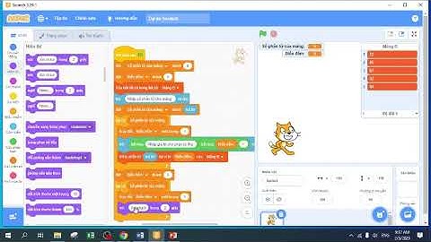 Bài 6: Cách xuất mảng trong lập trình Scratch