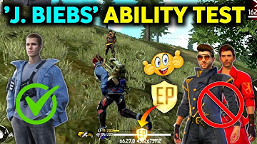J BIEBS character ability test | Justin Bieber character ability free fire | new character ability |