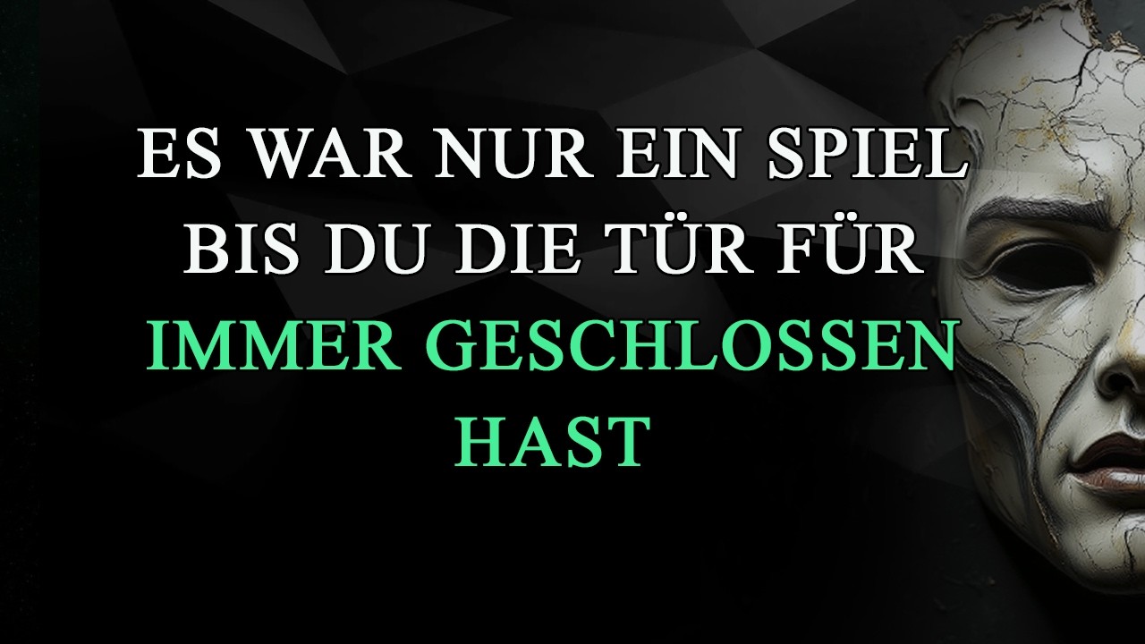 Es war nur ein Spiel, bis du die Tür für immer geschlossen hast