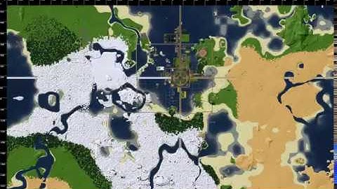 Minetest - Survival X map time-lapse Jan-Oct-2018