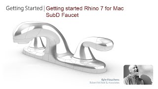 Rhino7 Mac organic  faucet build using SubD.