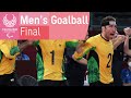 Mens goalball gold medal match  tokyo 2020 paralympic games