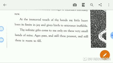 Gitanjali song no.1 explanation