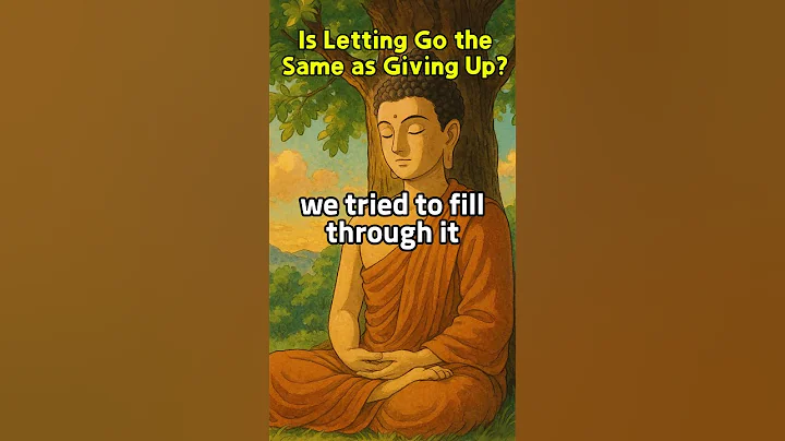 Is Letting Go the Same as Giving Up?🔥🔥#Buddhist Psychology#Buddhist Teachings#Buddhism#The Buddha
