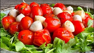 방울토마토 치즈 샐러드 만들기 Making Cherry Tomato Cheese Salad