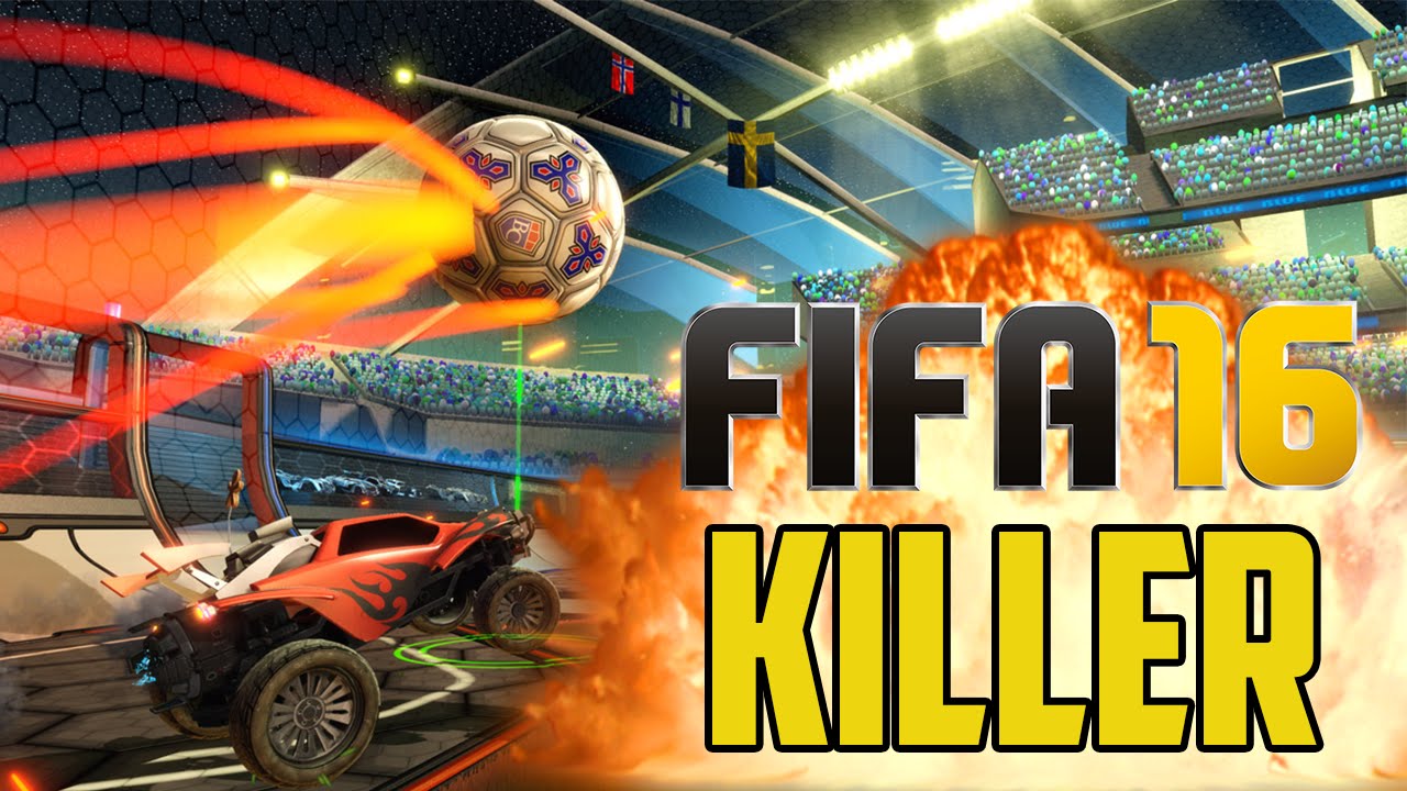 parody or satire The FIFA 16 Killer! Rocket Car Soccer! Rocket League moments.