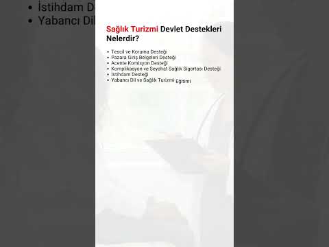 Sağlık Turizmi Devlet Destekleri Nelerdir?