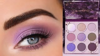 ColourPop All Amethyst Palette | Soft Purple Eyeshadow Tutorial screenshot 5