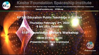 TRA P1 418th Knowledge Seekers Workshop; February 3, 2022