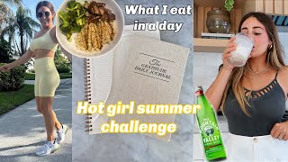 What I eat in a day | HOT GIRL SUMMER CHALLENGE | Motivation pep talk | Sam Ozkural