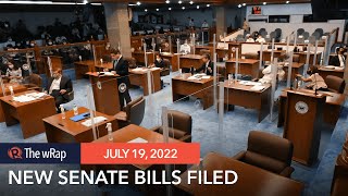 Unfinished business, campaign promises: The 1st bills filed by 19th Congress senators