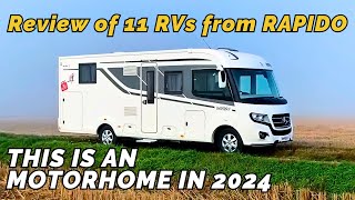 Riding in Style RV: 2024 Class A Exclusive Look at RAPIDO Latest Motorhomes