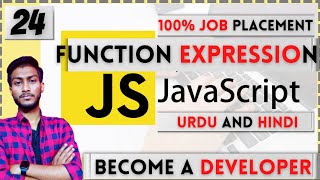 function with expressions | Anonymous functions in JavaScript masters course in Hindi 2023