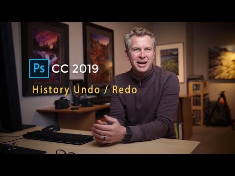 History Undo - Redo in Photoshop CC 2019