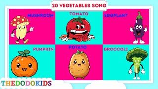 Fun Vegetable Song Rhymes | Learn Vegetables Name with Pictures