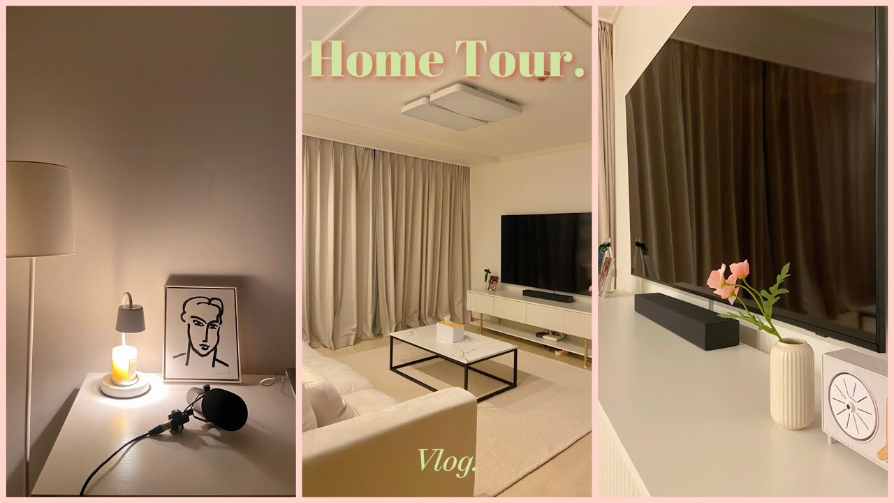 [Vlog.] 집 꾸미기 • 신혼 가전 언박싱! 🌸 그릇부터 TV • 냉장고 • 세탁기 • 청소기 •