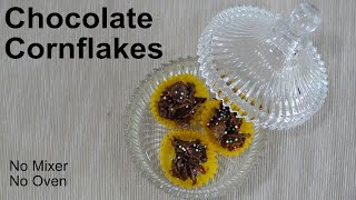 Chocolate Cornflakes: 3 Ingredients Only, No Mixer, No Oven