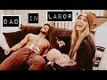 TRIPLET DAD TRIES LABOR PAIN SIMULATION | HE COLLAPSES | INTENSE MALE LABOR