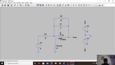 Design of an Integrator using LTspice
