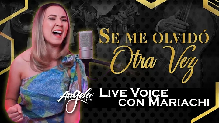SE ME OLVID OTRA VEZ - Angela Fonte | Live Voice c...