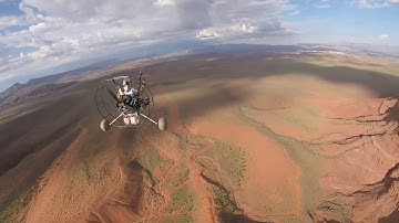 Jake and Craig Paramotor Flight To Sand Dunes With Chase Cam
