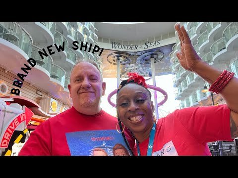 BOARDING WONDER OF THE SEAS | INAUGURAL SAILING!