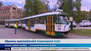 O obnově meziměstské tramvajové trati Liberec - Jablonec nad Nisou
