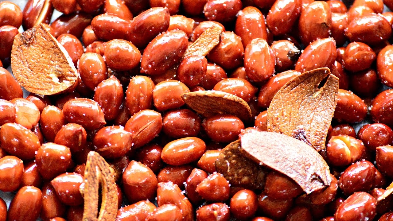 adobong mani with fried