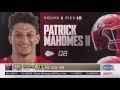 Round 1 Pick 10 Kansas City Chiefs Select Patrick Mahomes |2017 NFL Draft|