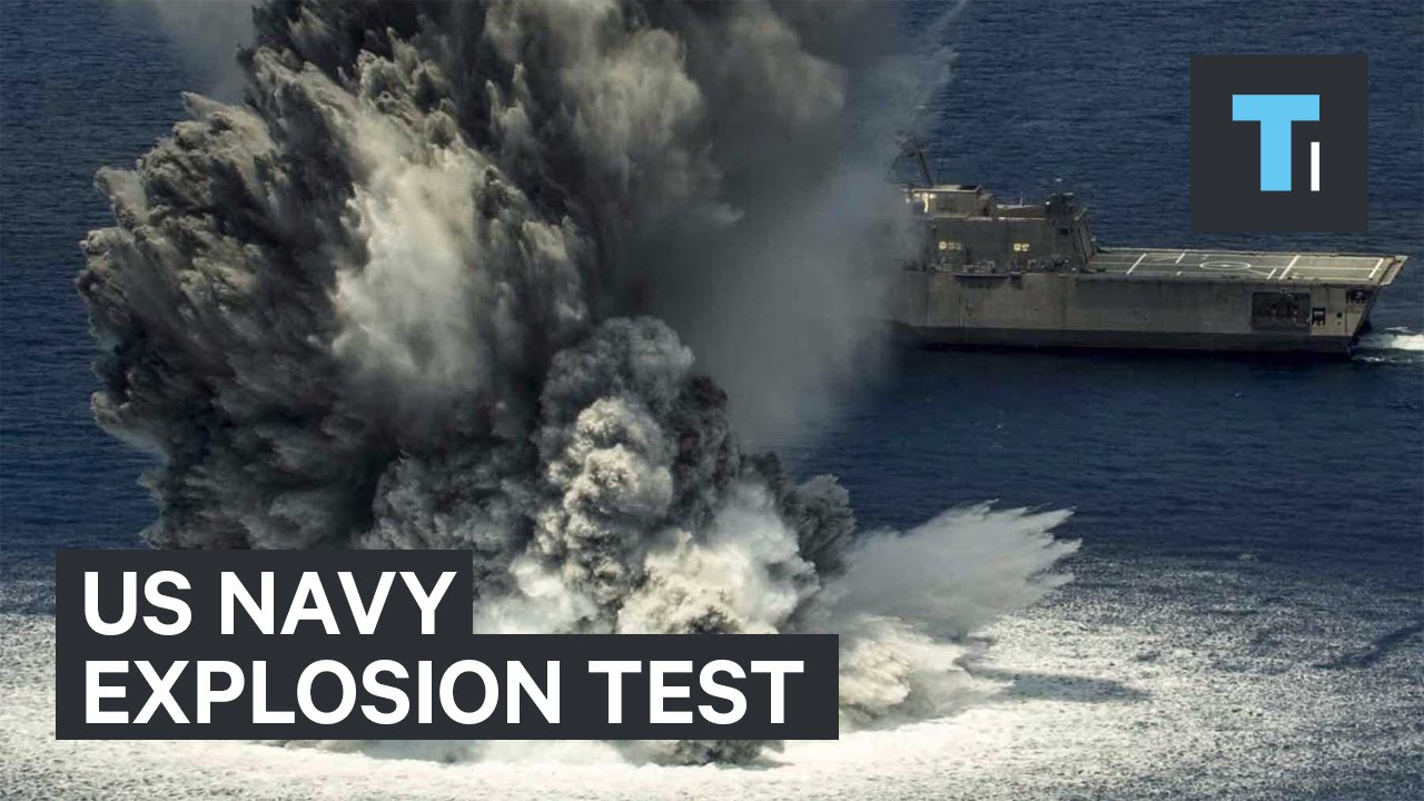 navy officer ranks US Navy tested one of its newest ships by almost blowing it up